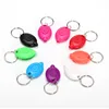 Promotional Mini Flash Torch Plastic ABS Customized Key Chains 395nm UV Light Key Ring Keychain Led Keyring