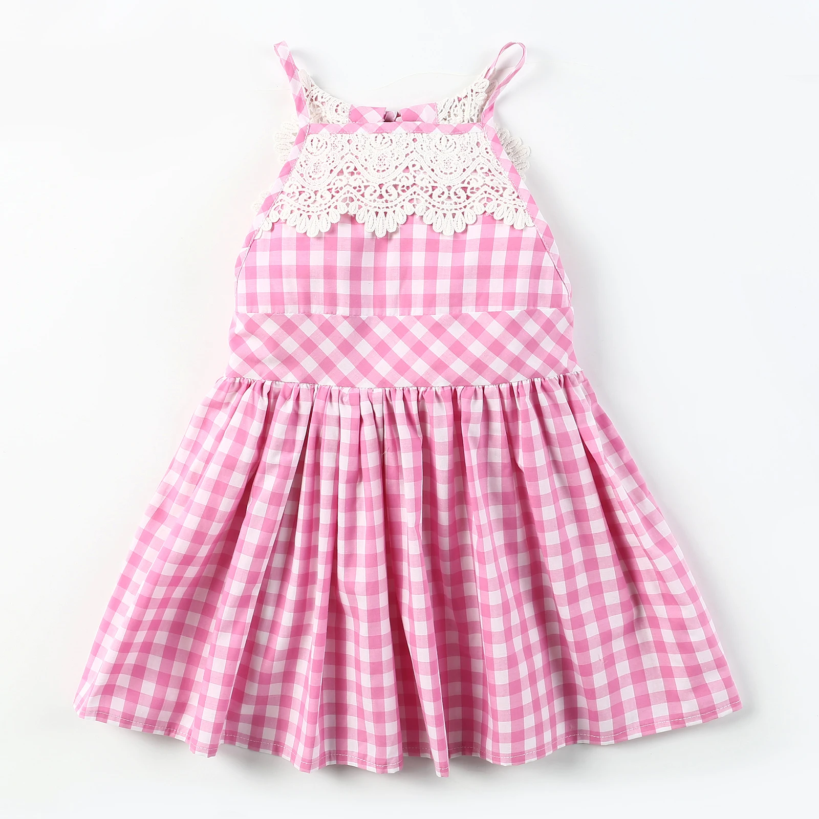 Shijun 2019 Summer Lace Plaid New Model Child Frock Baby Design 2 Year Old Girl Dress Buy 2