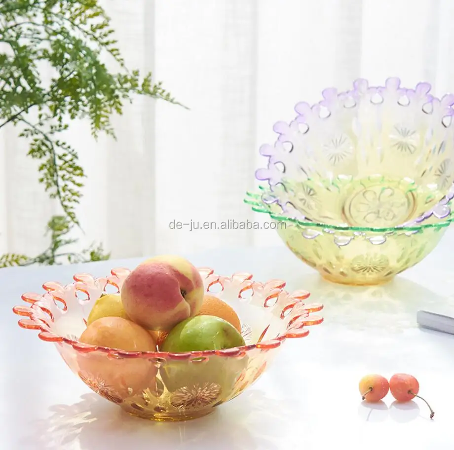 Crystal Glass Fruit Bowls