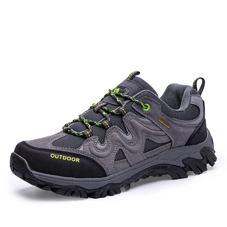 
Custom logo professional trekking sneakers comfortable outdoor men hiking shoes 