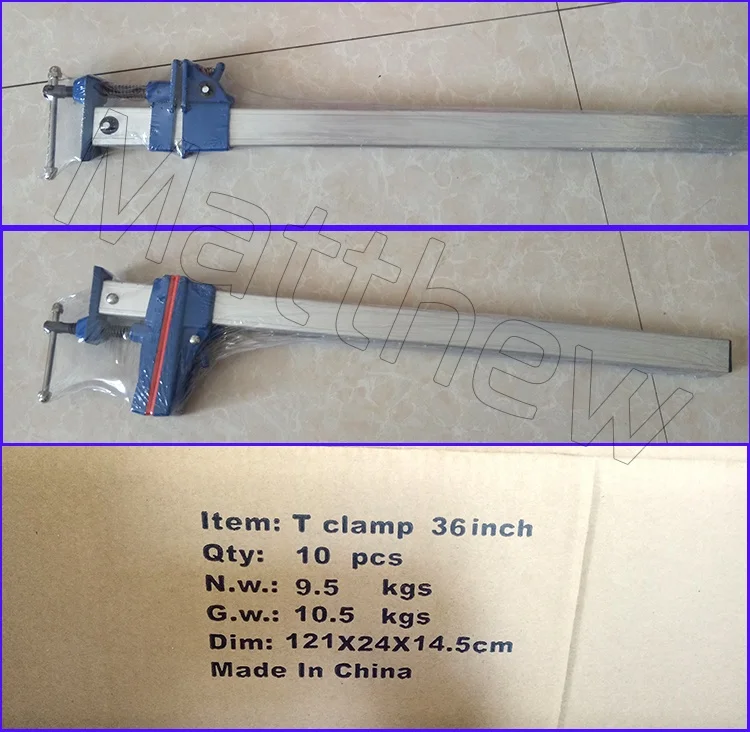 
Large Throat Depth Quick Release Woodworking Sash Clamp 
