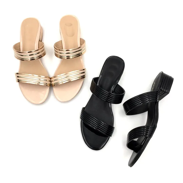 

Ladies beautiful shine low square heel sandals shoes, As photo