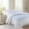 Lanuo wholesale personalized patchwork bedding coverlet embroidered cotton quilted bedspread