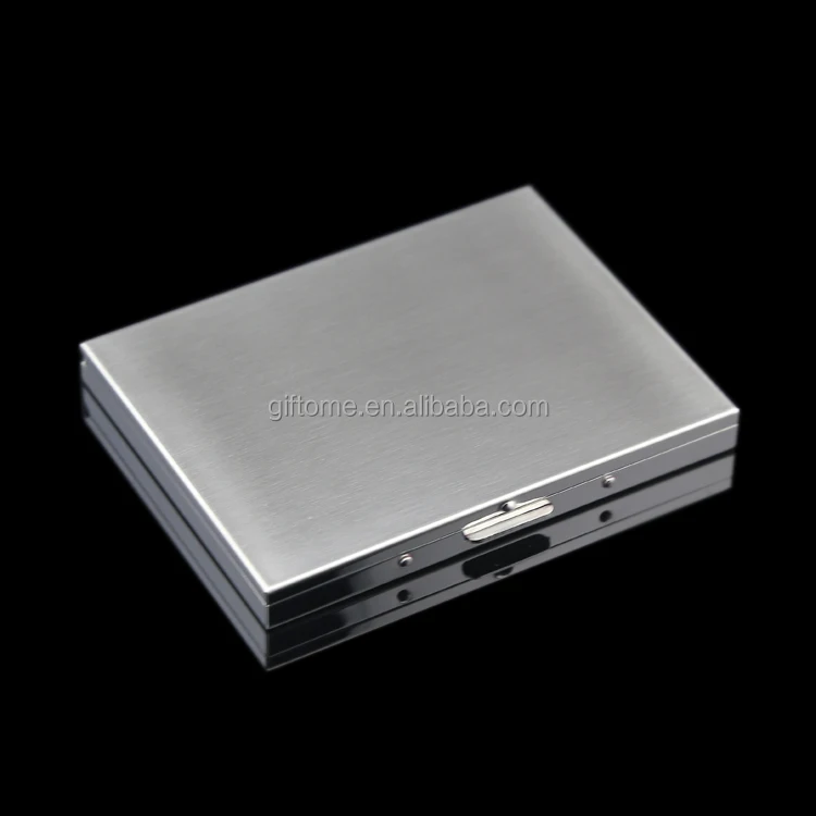 
Extra Slim High Grade Stainless Steel Cigarette Case 