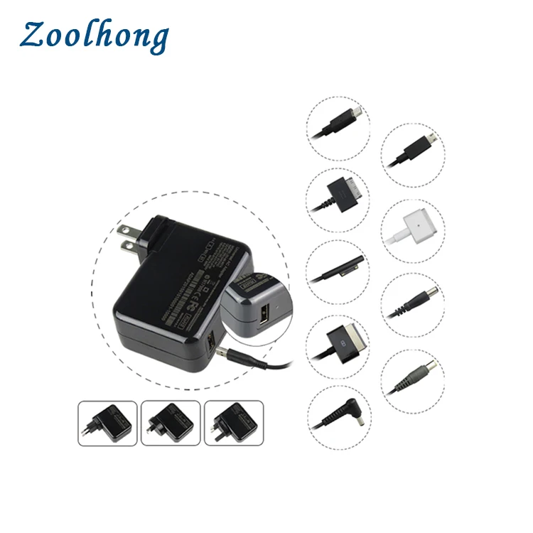 Hot selling 5-20V 65W Power Supply Adapter For Tablet Windows Surface Book Tablet PC