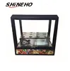 220V angle cake display cooler low temperature continue freezer bread and cake showcase