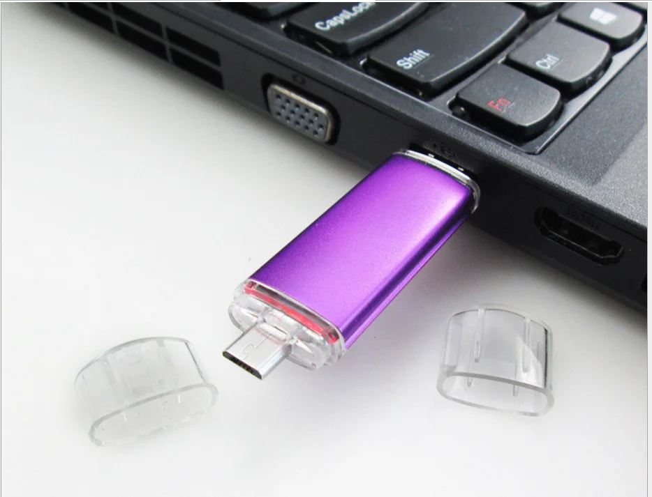 Double Use For Computer And Phone Usb Flash Driver,Metal Otg Double