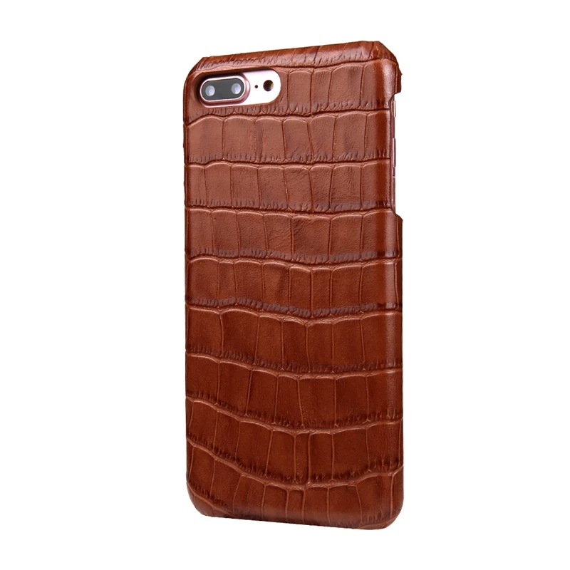 

Crocodile genuine skin case cover for iPhone 8 Plus/7 Plus