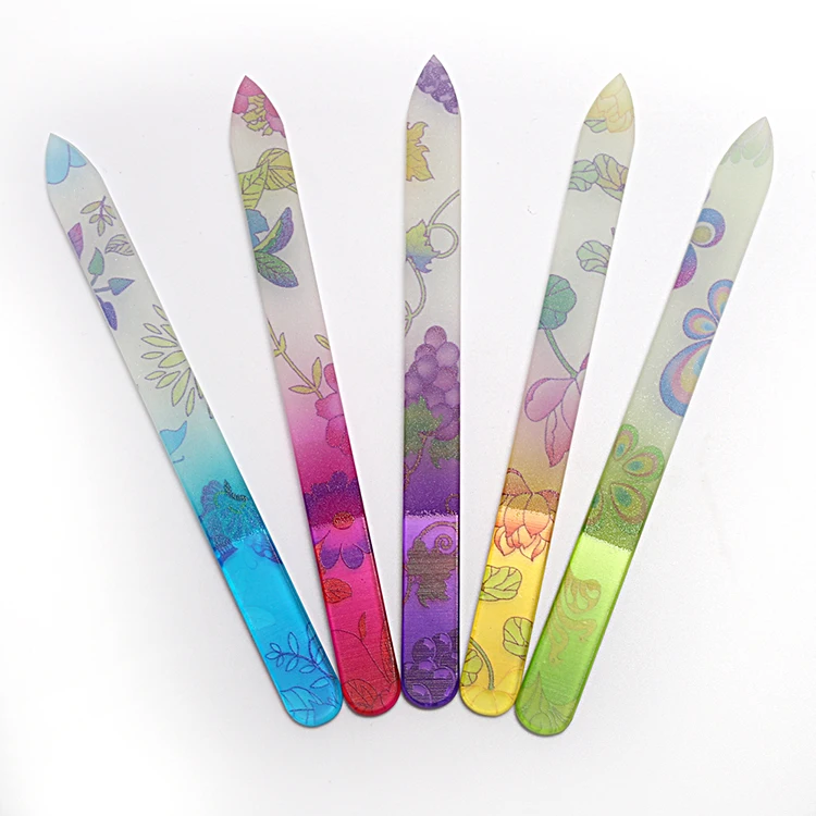 

Amazon Hot Selling colorful Printed Zebra Glass Nail File