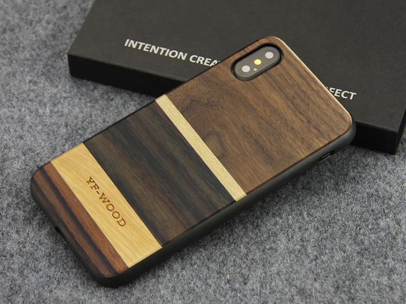 yfwood 案例木材手机案例华为系列定制手机案例