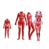 Darling in the FRANXX CODE:002 ZERO TWO Spandex Tight Cosplay Cartoon Anime Costume For Halloween Party