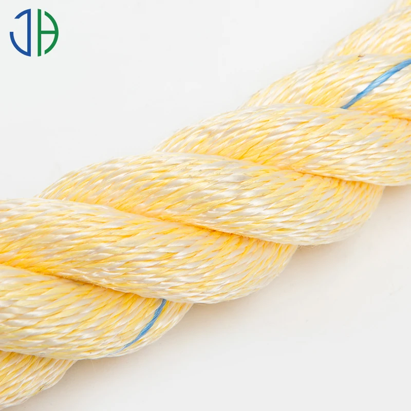 High Strength 4 Strand Twist Pet Polyethylene Rope Marine Fishing Rope