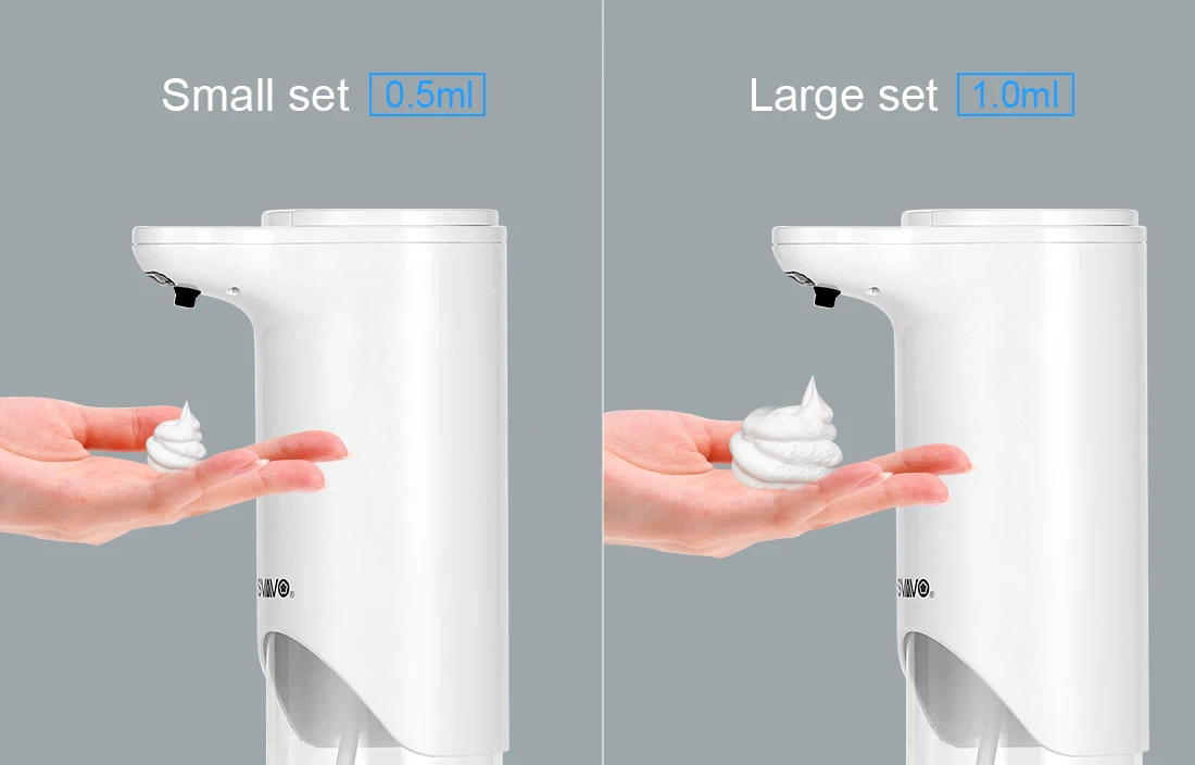 2019 latest hot selling stainless steel nickel color automatic foam hand sanitizer dispenser