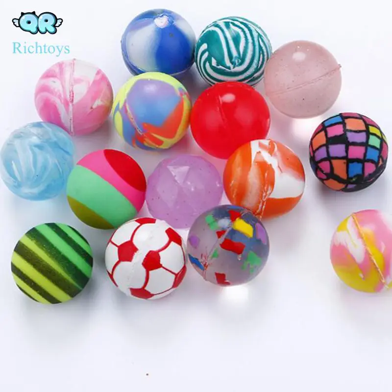 Custom Printed Logo Bouncy Ball Rubber Bouncy Balls 27mm 32mm 35mm 38mm ...