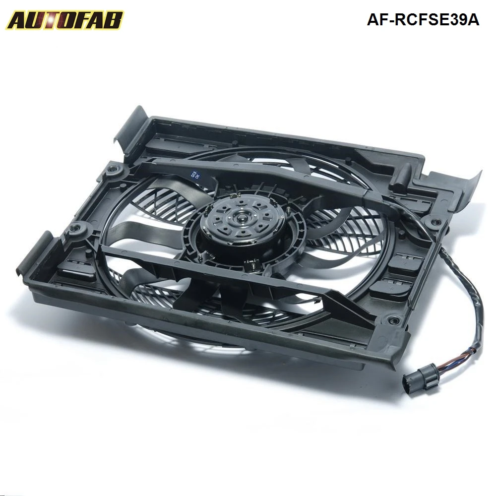 Autofab-ac A/c Radiator Condenser Cooling Fan Assembly For Bmw E39 528i ...