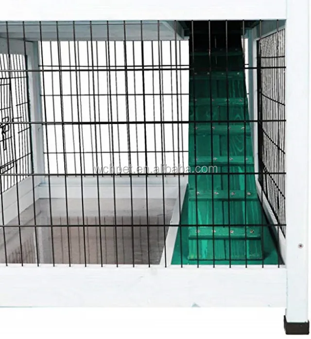 Bunny Cages Outdoor Rabbit Hutch With Run 31.5" X 26" X 46" Buy