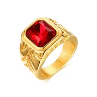 

ATHENAA Ally express cheap wholesale ring new IP gold ring models for men