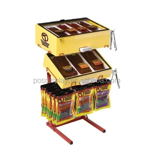 Good Quality Beef Jerky Display Stand Jerky Display Rack Jerky Display