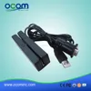CR1300 small magnetic stripe swipe card reader USB Serial PS2 TTL UART for option