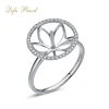 OEM Classical 14K White Gold Diamonds Ring Mounts For Big Pearls
