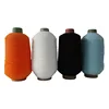 507575 Polyester color yarn rubber / spandex double covered thread