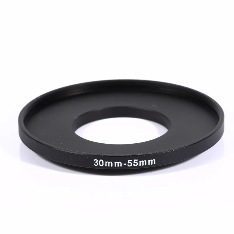 

Photographic Equipment digital camera accessories aluminum alloy CNC machining 58mm to 77mm lens filter camera adapter ring, Black