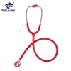 Wholesale Design High Quality Dual Head Red Stethoscope With Plastic Ring