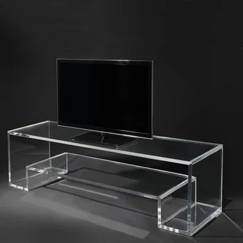 Custom Clear Acrylic Stunning Tv Stand Monitor Perspex Custom Clear Acrylic Stunning Tv Stand Monitor Perspex Computer Screen Holder Table With Book
