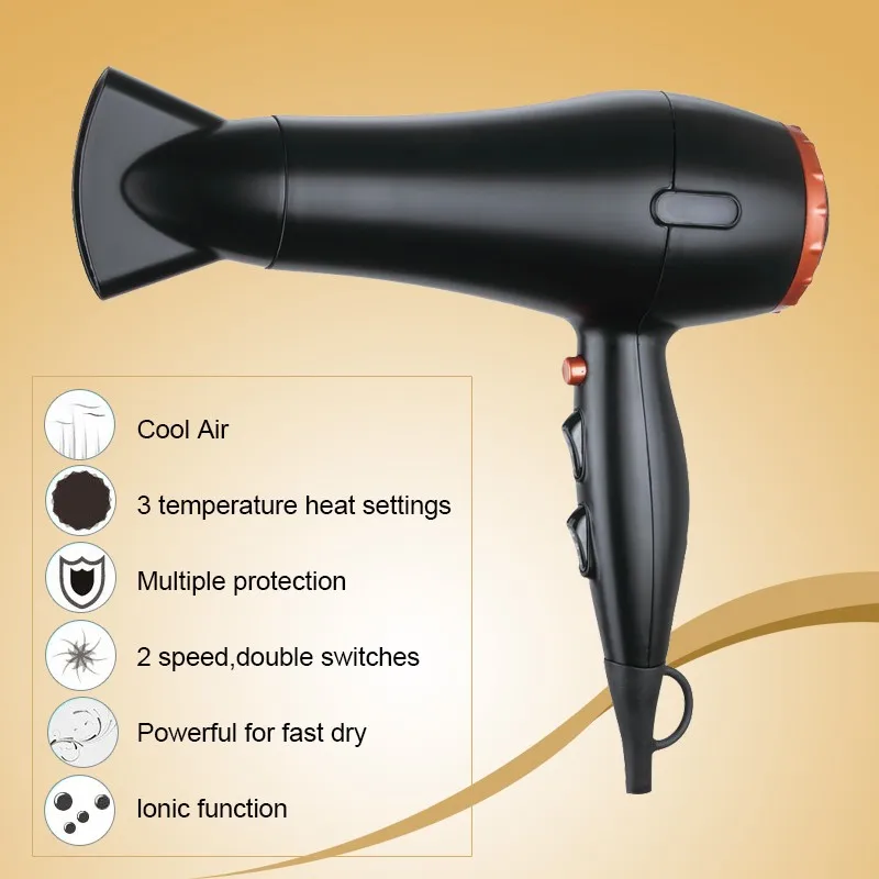 Cheap 2000w Ionic Function Professional Blow Dryer With Diffuser Buy