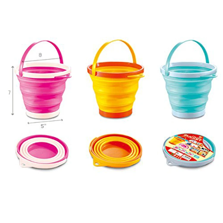 10L Collapsible Bucket Portable Folding Water Container Foldable Bucket Space Saving Bucket