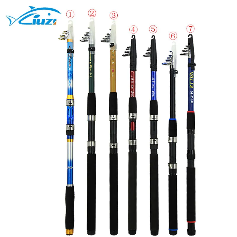 

Factory direct wholesale high quality hard telescopic saltwater fishing rod, Multi