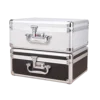 2019 hot sale vinyl record storage carry case aluminum flight CD storage case