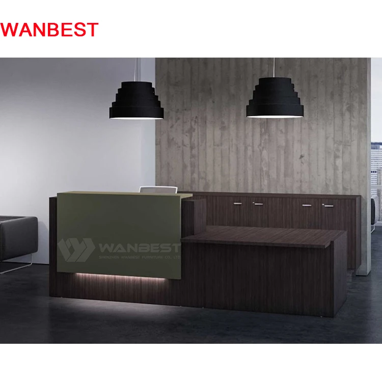 Factory Supply Acrylic Solid Surface Hotel Reception Desk For Sale