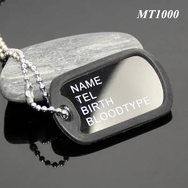 dog tag plastic covers