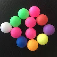 

Fill pool beer pong red white green custom logo 40mm plastic PP color toy Ping pong ball table tennis balls