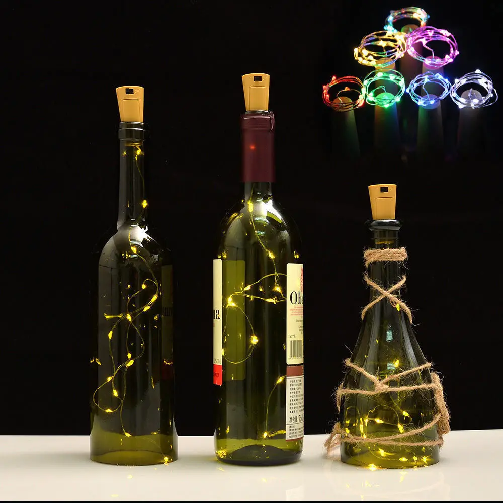 2メートル6 6ft Battery Led Cork Wine Bottle Lighting Night Fairy Christmas String Lights Buy ワインボトルライト バッテリーボトルライト クリスマスストリングライト Product On Alibaba Com