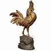 Hot Sale Bronze Animal Sculpture Metal Rooster Statue