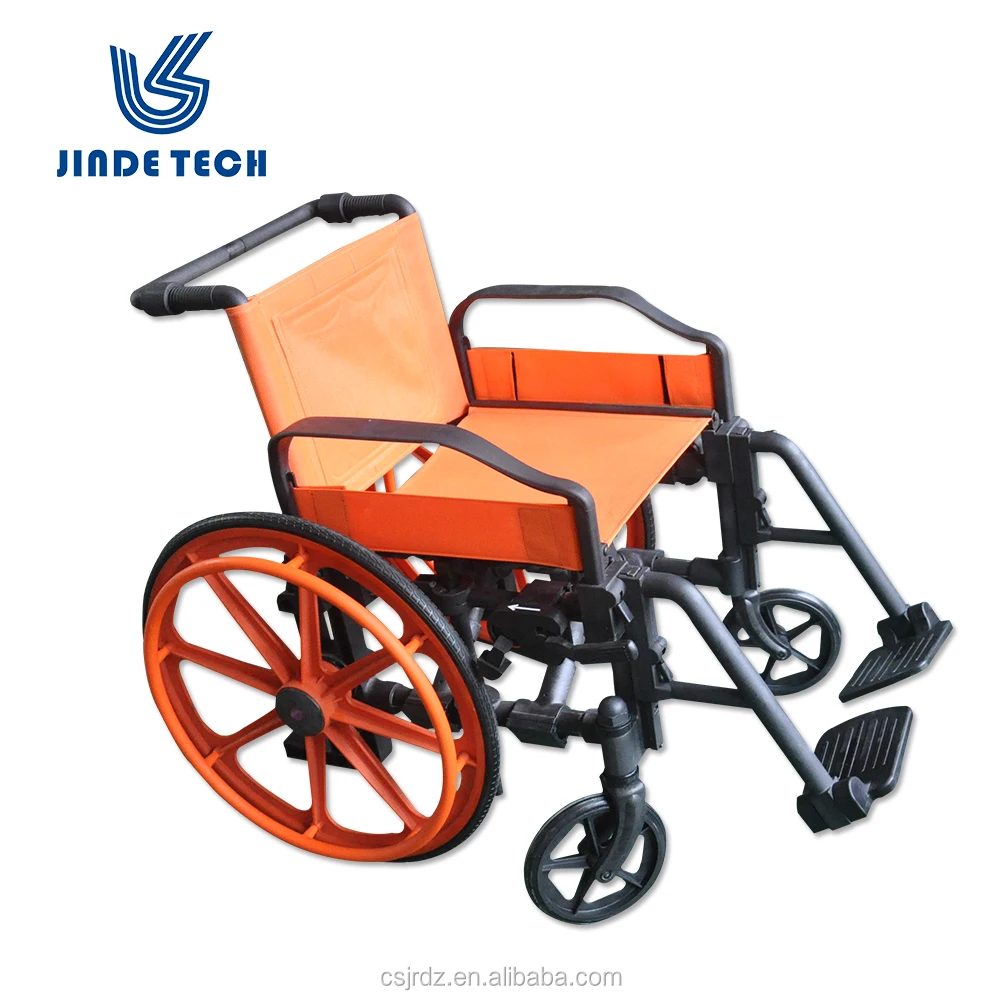 
Jinde First Aid MRI Non magnetic wheelchair, Hospital Non magnetic wheelchairt for MRI emergency appliances from China 