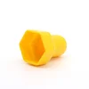 Vinyl flexible thread protection end cap for nut and bolt hexagon pvc end fitting caps for pipe pvc plastic end fitting caps