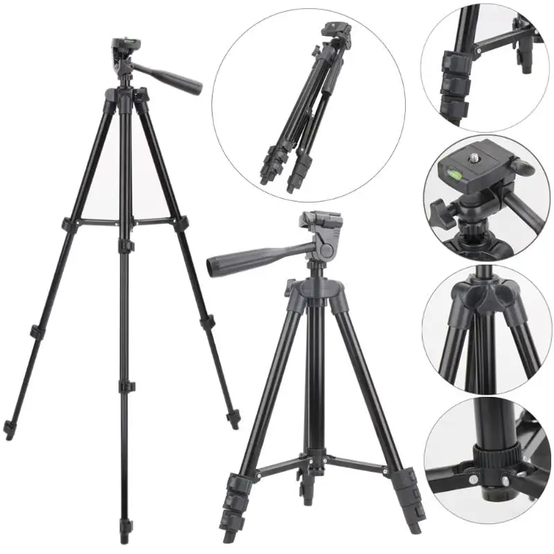 

Portable Mini Tripod ET-3120 Universal Digital Camera Camcorder Tripod Stand Lightweight Aluminum For Canon