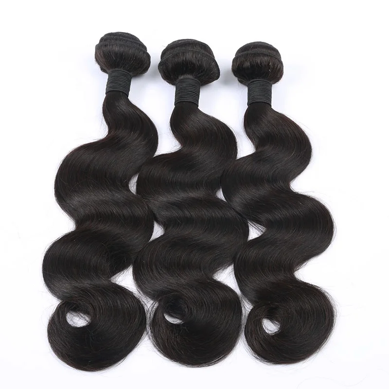 

DERUN Hair factory wholesale best 7a grade cheap brazilian body wave 100% virgin human hair bundles