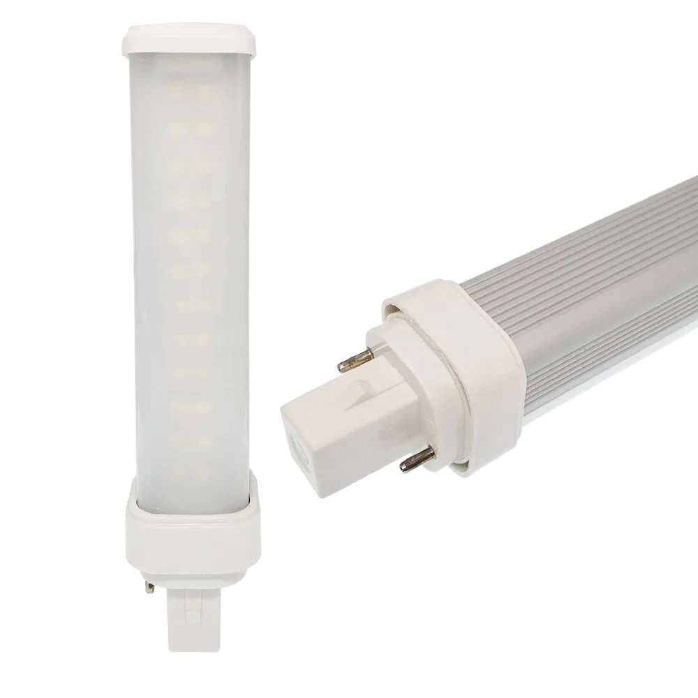 
11W LED Plug Lamp G24d/G24q/E26/E27/G23/GX23 220V dimmable PLC 2U Replacement ceiling recessed retrofit LED PL light 