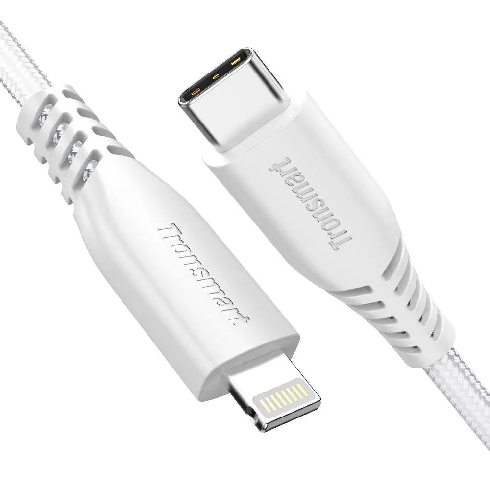 Tronsmart LCC07 6.6ft High Quality USB C to Lighting Cable Supports Power Delivery Fast Charging Cable