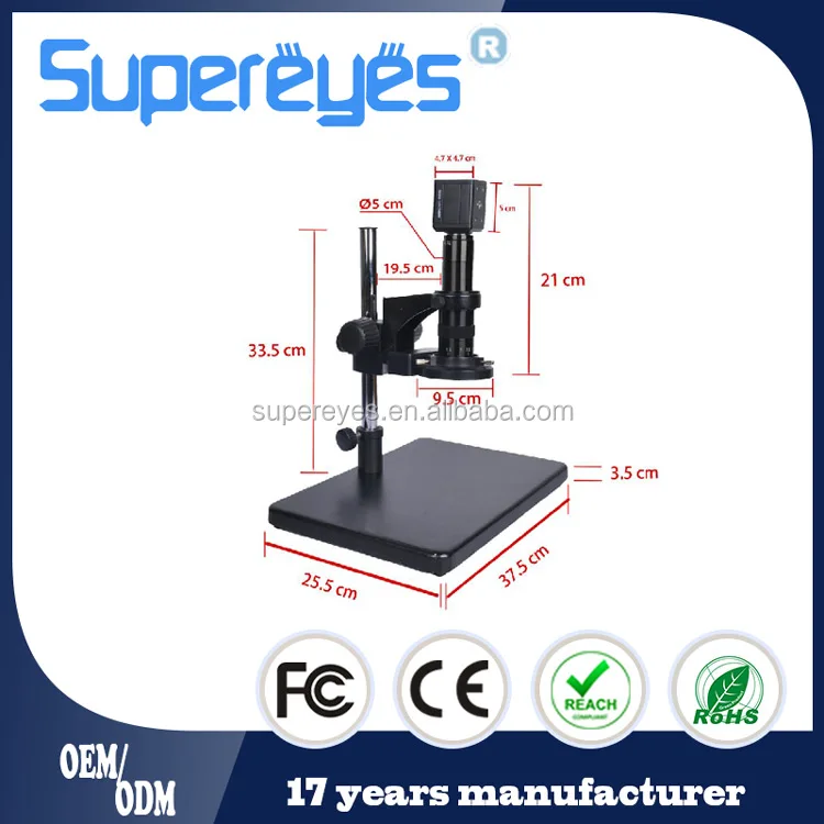 
Professional high quality 5 MP sensor 2000X USB scientific digital electron video microscopes prices with measuring software 