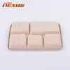 High brightly biodegradable bamboo pulp wheat straws bento food paper plate