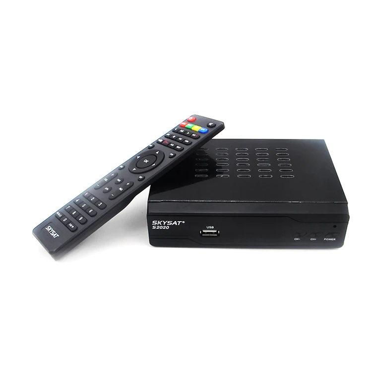 Twin Tuner IKS SKS IPTV h.265 hevc Satellite TV Receiver SKYSATS2020 for South America