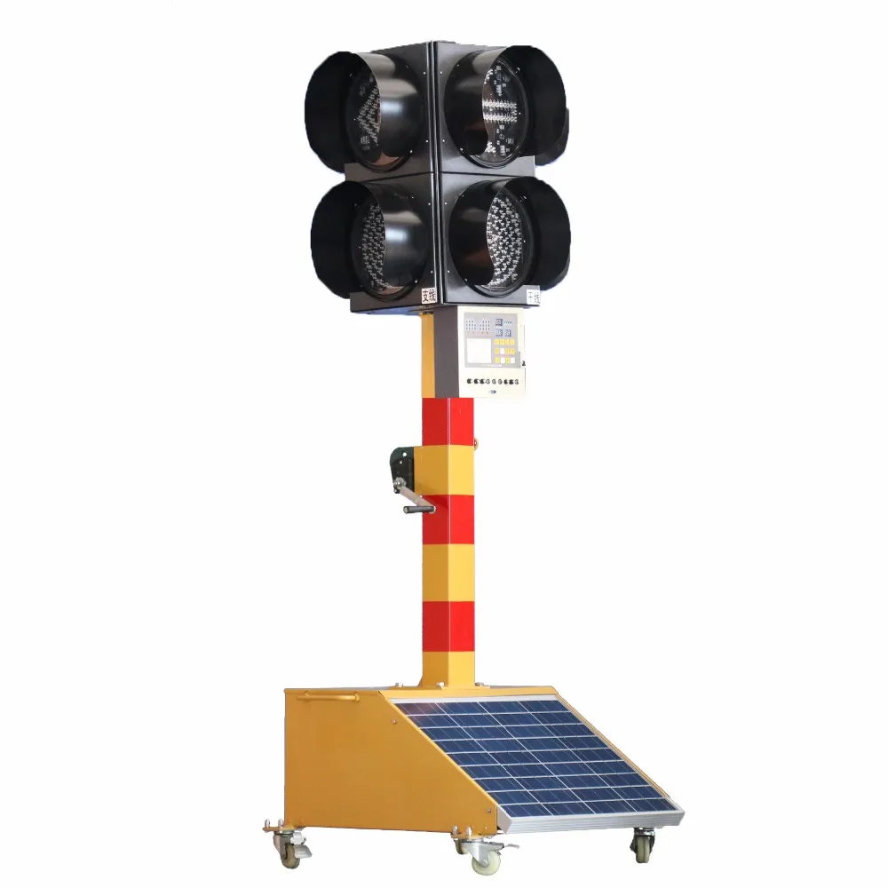 Chinese Solar Traffic Light Manufacturer Portable Traffic Signal Light ...