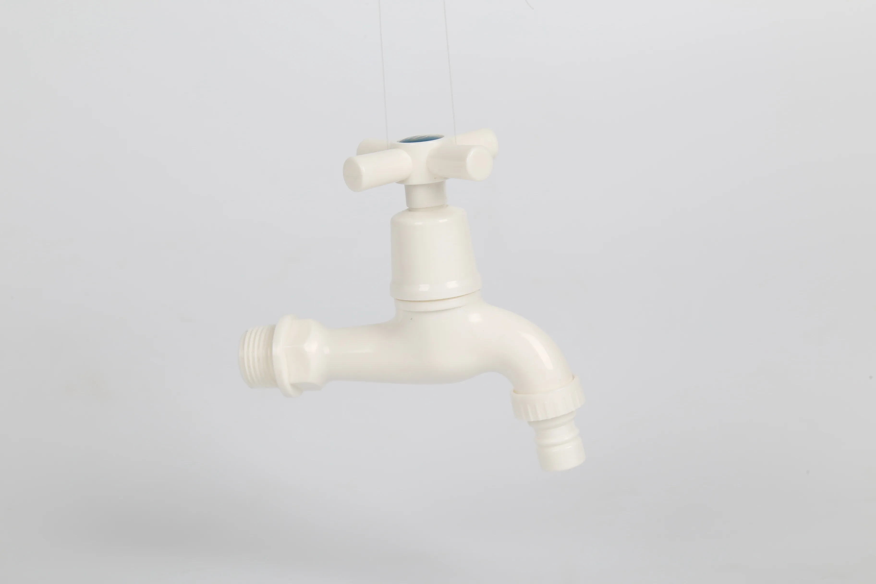 White Color Good Quality PVC Plastic Water Tap Faucet