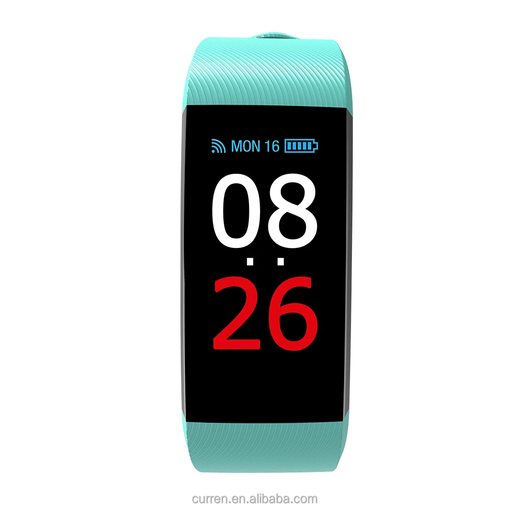 

R11 Smart bracelet High resolution color screen Pedometer Wrist Fitness Tracker Bands with Heart Rate for Android& IOS, Purple black blue lightblue