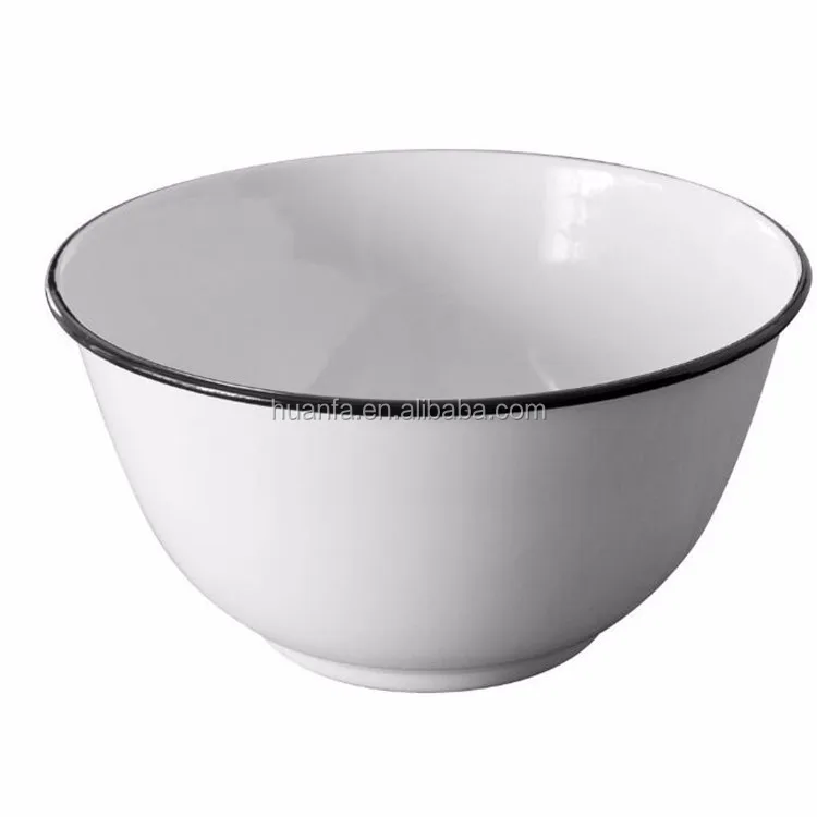 Enamelware Large Salad/serving Bowl 14cm/16cm/18cm/20cm Metal Enamel Mixing Bowl Accept